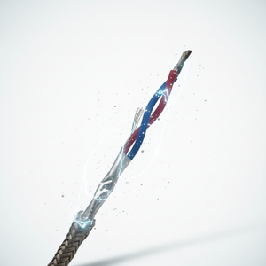 Cable de datos de comunicación industrial blindado de par trenzado de 2 núcleos con conductor sólido de cobre RS485 <span class=keywords><strong>XINQIAO</strong></span> - Product Image 1