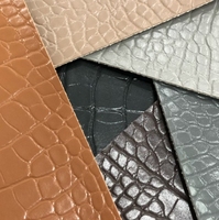 Vente directe du fabricant, cuir artificiel en PVC, 1,0 mm, motif crocodile, élastique, imperméable, matériau pour siège de canapé, décoration intérieure, chaise