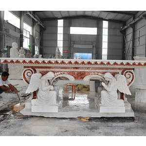 Büyük oyma taş kilise sunak mobilya klasik mermer oyma budist sunak - Product Image 3