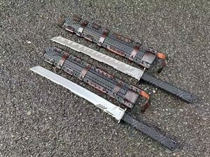 Couteau de survie Sword à lame en bois personnalisable, thème Dragon en bois, pour la chasse, usage industriel, modèle OEM disponible - Product Image 1