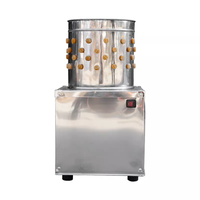 Acier inoxydable Volaille plucker/Capacité 4-5 plumes de poulet plucker machine/Plein automatiquement épilation