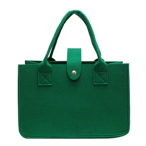 Shoulder Customized Felt Women's <b>Beach</b> <b>Tote</b> Bag - Product Image 6