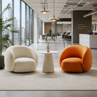 Fauteuil de salon rembourré haut de gamme, fauteuil de réception, fauteuil de club, fauteuil de bureau, mobilier commercial pour hall d'hôtel, personnalisable, fabricant Chine