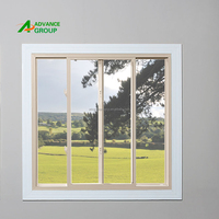 Portes et fenêtres en PVC de style américain 2025 ADVANCE, fenêtres coulissantes en PVC, conception de fenêtres en PVC