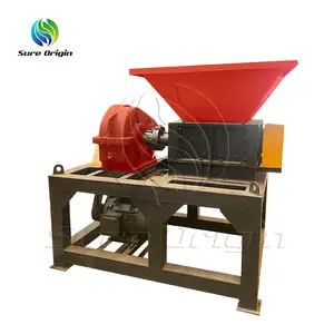 Scrap Copper Wire Iron Steel Aluminium Can CRUSHER /double Shaft Shredder Machine