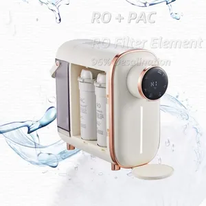 1.6L water tank capacity 6-stage water purifier RO+PAC fast hot water filter