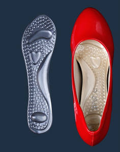 Alfombrilla de silicona Sandalia Arco oculto Medias yardas Zapatos de amortiguación, <span class=keywords><strong>Suela</strong></span> de pie de silicona - Product Image 5