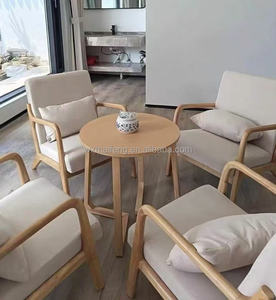 Silla de Madera Sólida de Alta Calidad y Bajo Costo para Comercios, Silla Individual para Restaurante de Comida Rápida - Product Image 2