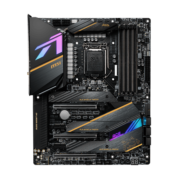 New MSI MEG Z490 ACE Socket Intel Z490 ATX Computer Hardware & Software Gaming Pc Motherboard