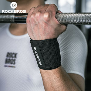 Muñequeras <span class=keywords><strong>de</strong></span> Levantamiento <span class=keywords><strong>de</strong></span> Pesas ROCKBROS, Muñequeras Deportivas <span class=keywords><strong>de</strong></span> Primera Calidad, Correas con Logotipo Personalizado, Muñequeras <span class=keywords><strong>de</strong></span> Crossfit para Hombre - Product Image 2