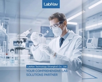 Balance de précision LabNav série PR 1mg 2000g en acier inoxydable avec calibrage de pesage, pipette de densité et écran anti-vent de type divisé – Garantie 2 ans