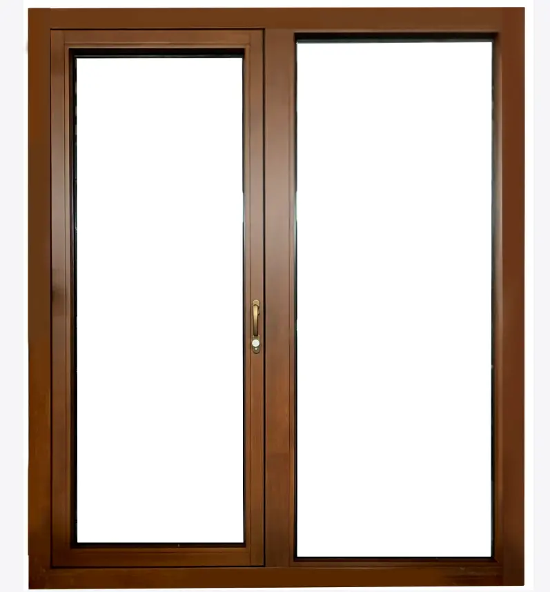ประตูบานเลื่อนทำจากแก้วเคลือบสองชั้นทำจากไม้ประตูฝรั่งเศส