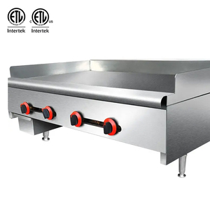 ETL omologato tipo americano attrezzatura da cucina commerciale 36 "<span class=keywords><strong>piastra</strong></span> piatta <span class=keywords><strong>a</strong></span> <span class=keywords><strong>Gas</strong></span> <span class=keywords><strong>piastra</strong></span> <span class=keywords><strong>BBQ</strong></span> Grill con <span class=keywords><strong>piastra</strong></span> 20mm di spessore (HRG-36) - Product Image 4