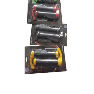 Poignées de guidon ergonomiques en caoutchouc, 25,4 mm, pour vélos de montagne, avec ensemble de poignées auxiliaires en alliage d'aluminium - Product Image 4