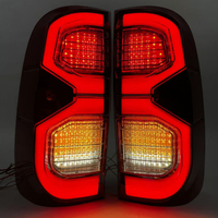 Feu Arrière LED de Haute Qualité pour Toyota Hilux Vigo 2004-2015, Feu Stop Arrière LED Fumé, État Neuf avec Lentille Rouge