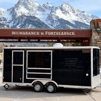 Camion de cuisine italienne sur mesure, chariot à hot-dogs, pizza, hamburgers, chariot à barbecue au charbon de bois, chariot à kebab, chariot de restauration rapide avec cuisine complète