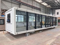 Grande maison de type cabane Apple de 40 pieds avec 2 chambres, conforme aux normes australiennes SAA, maison modulaire préfabriquée, maison de vacances