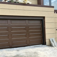 Porte de garage à battant isolée en mousse PU électrique, moderne et élégante, taille personnalisable, plusieurs couleurs RAL, porte de villa à ouverture sur le haut