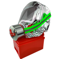 Masque anti-fumée et anti-gaz respirateur autonome de qualité supérieure pour la lutte contre l'incendie, équipement de sauvetage personnel, vente en gros Chine EN 403