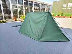 Carpa de Lona Resistente Color Verde Oliva para Dos Personas, Tipo Soldado, en Venta - Product Image 5