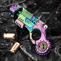 Pistola de Juguete de Aleación con Balas Blandas, Mini Pistola Antiestrés con Expulsión de Cartuchos, Modelo de Juguete para Adultos, Juguete Antiestrés para la Punta de los Dedos