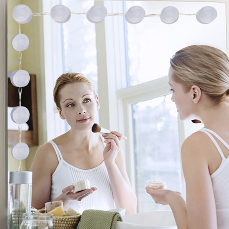 Светодиодные лампы для туалетного столика с регулируемой яркостью