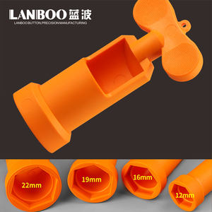 LANBOO प्लास्टिक अखरोट रिंच के साथ 12mm 16mm 19mm 22mm पुश बटन स्विच अखरोट बन्धन उपकरण निकालें पेंच आसान <span class=keywords><strong>Disassembly</strong></span> के - Product Image 4