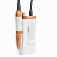 HOWYEA Perceuse à ongles sans fil 40000 tr/min manucure professionnelle Efile pour la maison et le salon avec six bandes de ponçage et forets