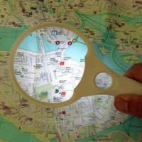 Big Lens 127mm Handle Magnifier Multi Magnification Handheld Portable Reading Magnifying Glass for Elderly Reading