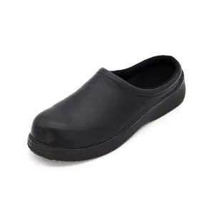 Zapatilla DE SEGURIDAD antideslizante para calzado de trabajo para cocina con punta protectora de acero, zapatillas para chef