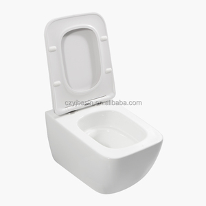 <span class=keywords><strong>WC</strong></span> Sospeso <span class=keywords><strong>a</strong></span> Parete, Sanitari da Bagno, Toilette in Ceramica Allungata Sospesa - Product Image 3