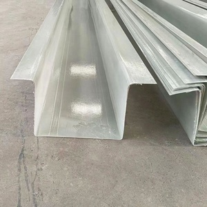 Gouttières en PRV sur mesure, canaux d'eau en <span class=keywords><strong>plastique</strong></span> renforcé de fibre de verre, gouttières de pluie - Product Image 3