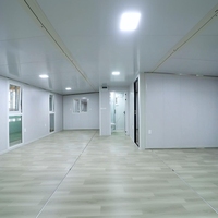 Casa Contenedor Expandible de Dos Pisos ZYBOX de 40 pies, Color Madera Amarilla, Villa Forestal Prefabricada Modular de Doble Planta