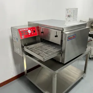 Domino use pizza making machine automatic conveyor oven
