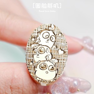 Sello de cera de la serie Cute Adorable, cabezal de cobre, latón macizo grabado, artículos de artesanía hechos a mano - Product Image 4