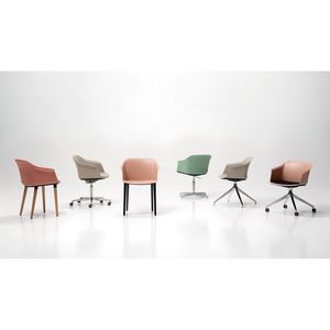 Gossip Chaise communautaire polyvalente et pivotante en plastique Style design moderne Sièges flexibles et élégants pour les groupes dynamiques - Product Image 6