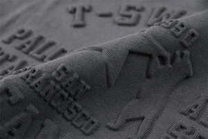 เสื้อยืดผู้ชายผ้าไหม/ผ้าฝ้ายทรงหลวม สกรีนโลโก้ด้านหลัง คอกลม แขนสั้น ระบายอากาศได้ดี ไซส์ US/EU น้ำหนัก 220gsm สไตล์ลำลอง - Product Image 2