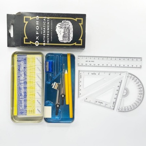 Ensemble de géométrie métallique pour étudiants, kit de géométrie de qualité supérieure Oxford, prix de gros pour les mathématiques - Product Image 2