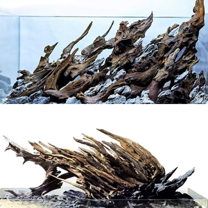 Décor d'aquarium, branches de teck violettes, vent sud-américain, petites branches de bois de soleil naturelles, décoration de réservoir à poissons, bois flotté - Product Image 1