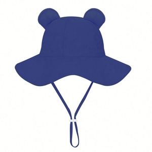 Nuevo Sombrero de Sol para Niños, Sombrero de Pescador con Orejas de Conejo de Dibujos Animados, Transpirable, para Bebés y Niños - Product Image 6