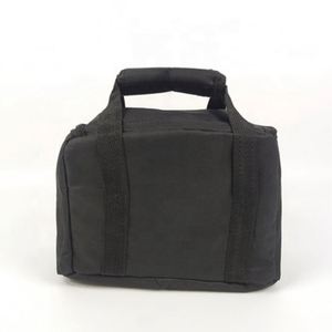 5 plis tissu 20L étanche Portable logo personnalisé thermique Polyester rétro sac isotherme sac à lunch à double compartiment isolé - Product Image 2