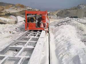 Scie à chaîne en marbre <span class=keywords><strong>Machine</strong></span> à pierre Profondeur de coupe maximale 6m pour la construction et la fabrication de carrières de granit - Product Image 3