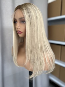 Perruque <span class=keywords><strong>Claire</strong></span> Beauty de qualité juive avec cheveux suisses non traités, couleur personnalisable, perruque juive pour jeunes donneurs - Product Image 3