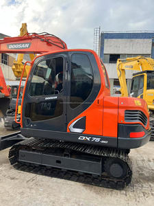 100% original meilleure qualité pelle d'occasion Doosan DX75 DX60 mini pelle sur chenilles de Construction avec prix bon marché - Product Image 3