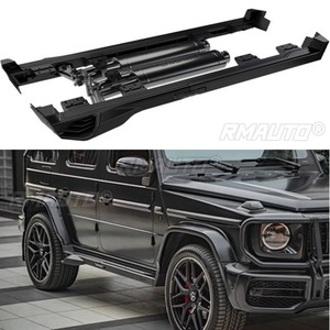Para Mercedes-Benz G500 G63 G350 G350D G400D 2018-2022 Accesorios para Coche: Estribos Laterales con Salida de Escape Doble, Barras Nerf y Kit de Carrocería Inferior - Product Image 2