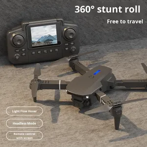 Drone E88 Air 2025 Produk Baru, Drone Quadrotor Lipat Plastik dengan Kontrol Layar, Optical Flow, Kamera Ganda, dan Remote Control - Product Image 3