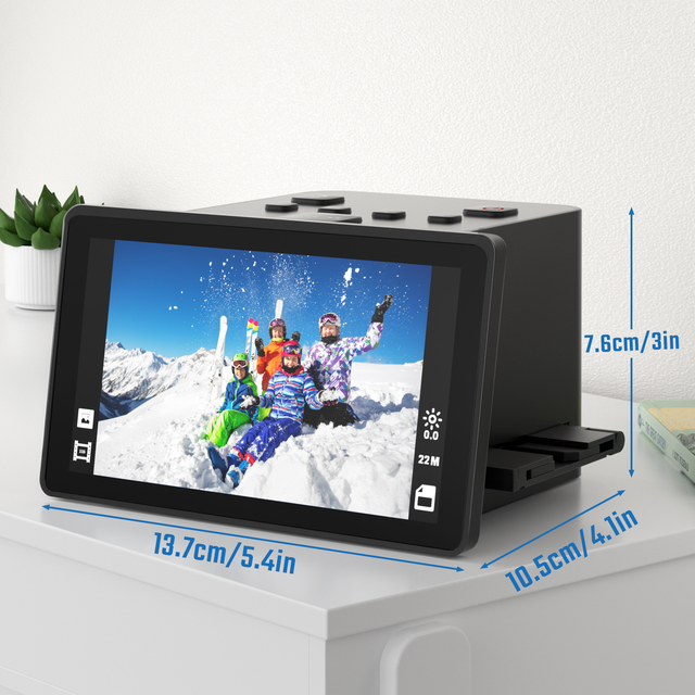 Wholesale 35mm 110 126 Film Scanner Negative Slide Scanner Film Digitizer with 5" LCD Screen USB Output OEM/ODM