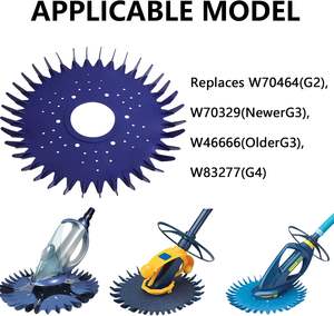 W70329 W83277 W70464 Jupe de disque d'étanchéité à ailettes pour nettoyeur de piscine Zo-diac <span class=keywords><strong>Baracuda</strong></span> G2, G3, G3 PRO, G4 - Product Image 4