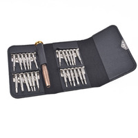Kit d'outils de réparation pour ordinateur portable et téléphone portable 25 en 1, jeu de tournevis de précision pour la réparation et le démontage des appareils Apple Macbook Air Pro iPad