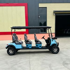 Carrito de Golf Eléctrico de 6 Plazas de Baja Velocidad, Envío Directo de Fábrica Nuen, para Atracciones Turísticas y Transporte en Zonas de Vacaciones - Product Image 2
